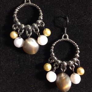 Beaded /Metal earrings